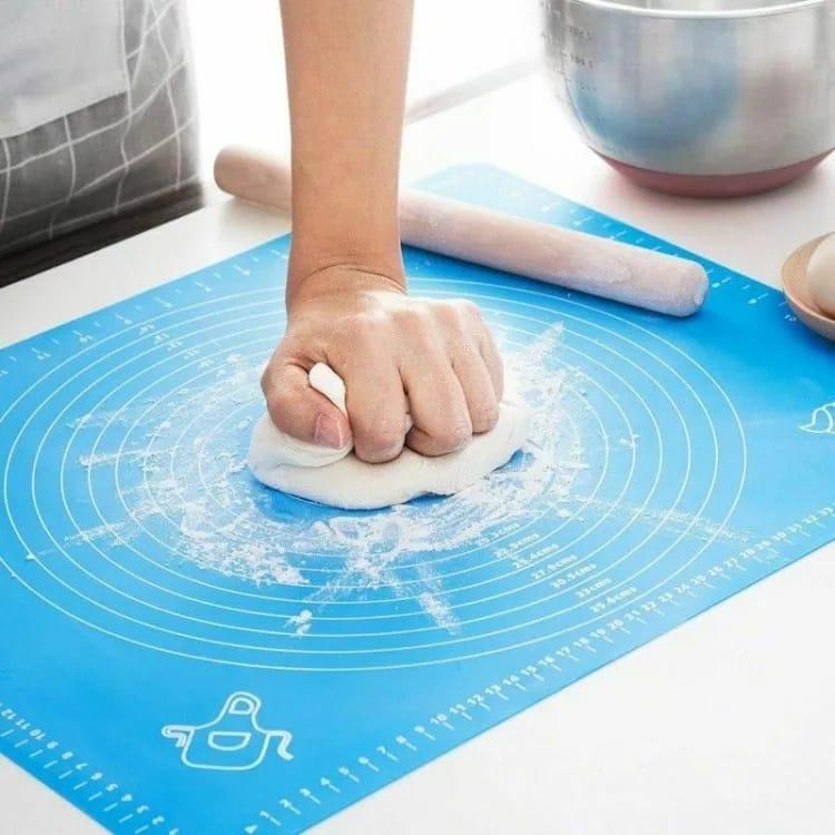Silicone Roti Mat - Non-Stick Kneading & Rolling Mat with Measurements