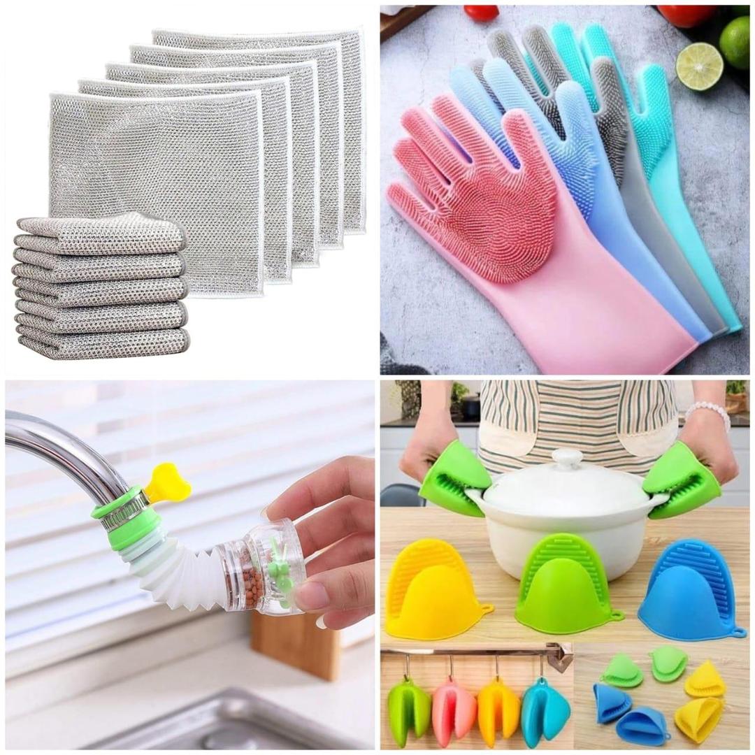 Kitchen Essentials Bundle 4-in-1 Cleaning and Cooking Set
