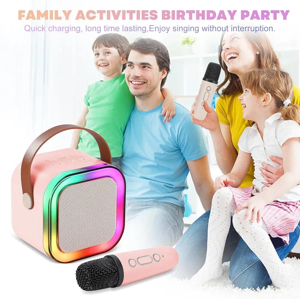 Portable LED Karaoke Speaker Set 2 Microphones | Buy Online in Pakistan at MetroCart – Portable | MetroCart Pakistan