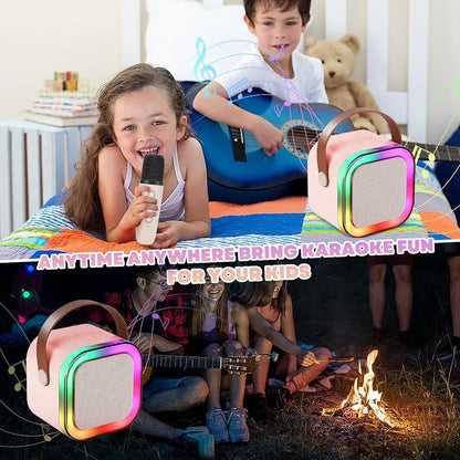 Portable LED Karaoke Speaker Set 2 Microphones | Buy Online in Pakistan at MetroCart – Portable | MetroCart Pakistan