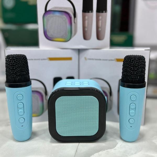 Portable LED Karaoke Speaker Set 2 Microphones | Buy Online in Pakistan at MetroCart – Portable | MetroCart Pakistan