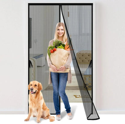 Magic Mesh Magnetic Screen Door 80x36 Inch Pack of 2