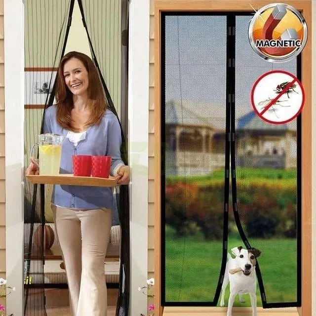 Magic Mesh Magnetic Screen Door 80x36 Inch Pack of 2