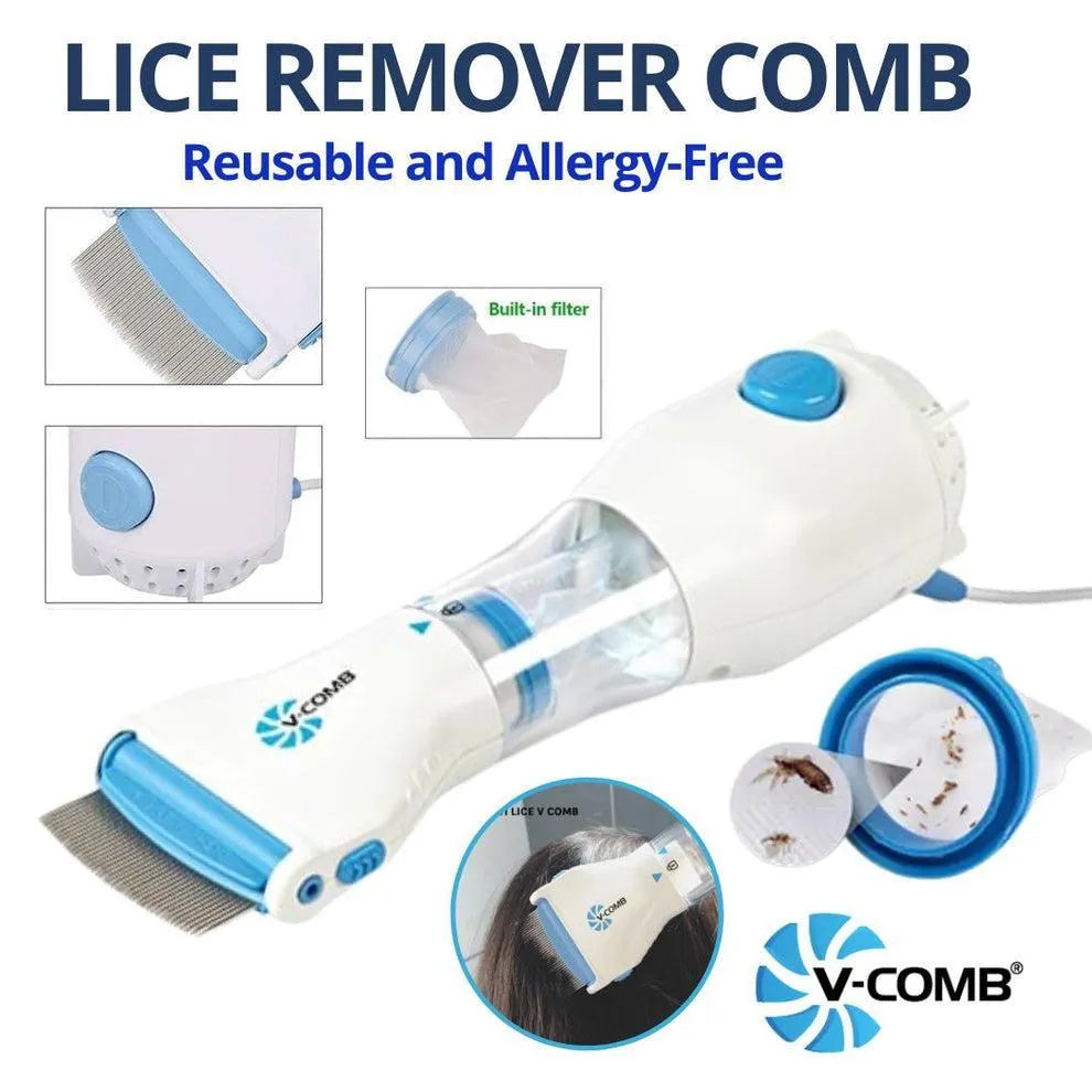 V-Comb Anti-Lice Electric Vacuum Comb - Chemical-Free Treatment | Buy Online in Pakistan at MetroCart – V-Comb | MetroCart Pakistan