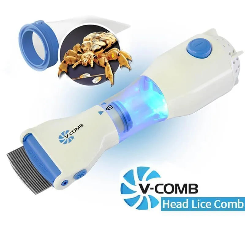 V-Comb Anti-Lice Electric Vacuum Comb - Chemical-Free Treatment | Buy Online in Pakistan at MetroCart – V-Comb | MetroCart Pakistan