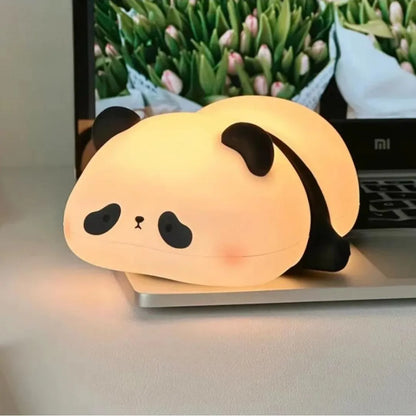Silicone Panda Night Lamp USB Rechargeable Touch Control