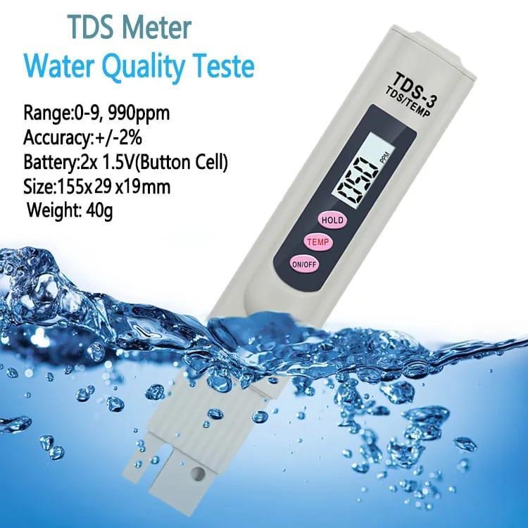 Water TDS EC Meter Digital Tester Pen