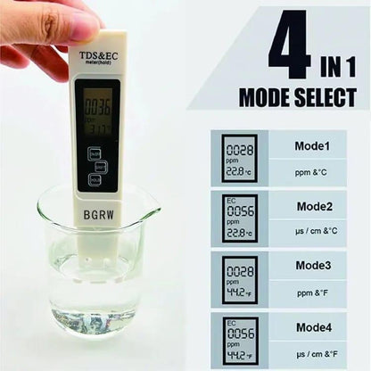 Water TDS EC Meter Digital Tester Pen