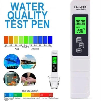 Water TDS EC Meter Digital Tester Pen