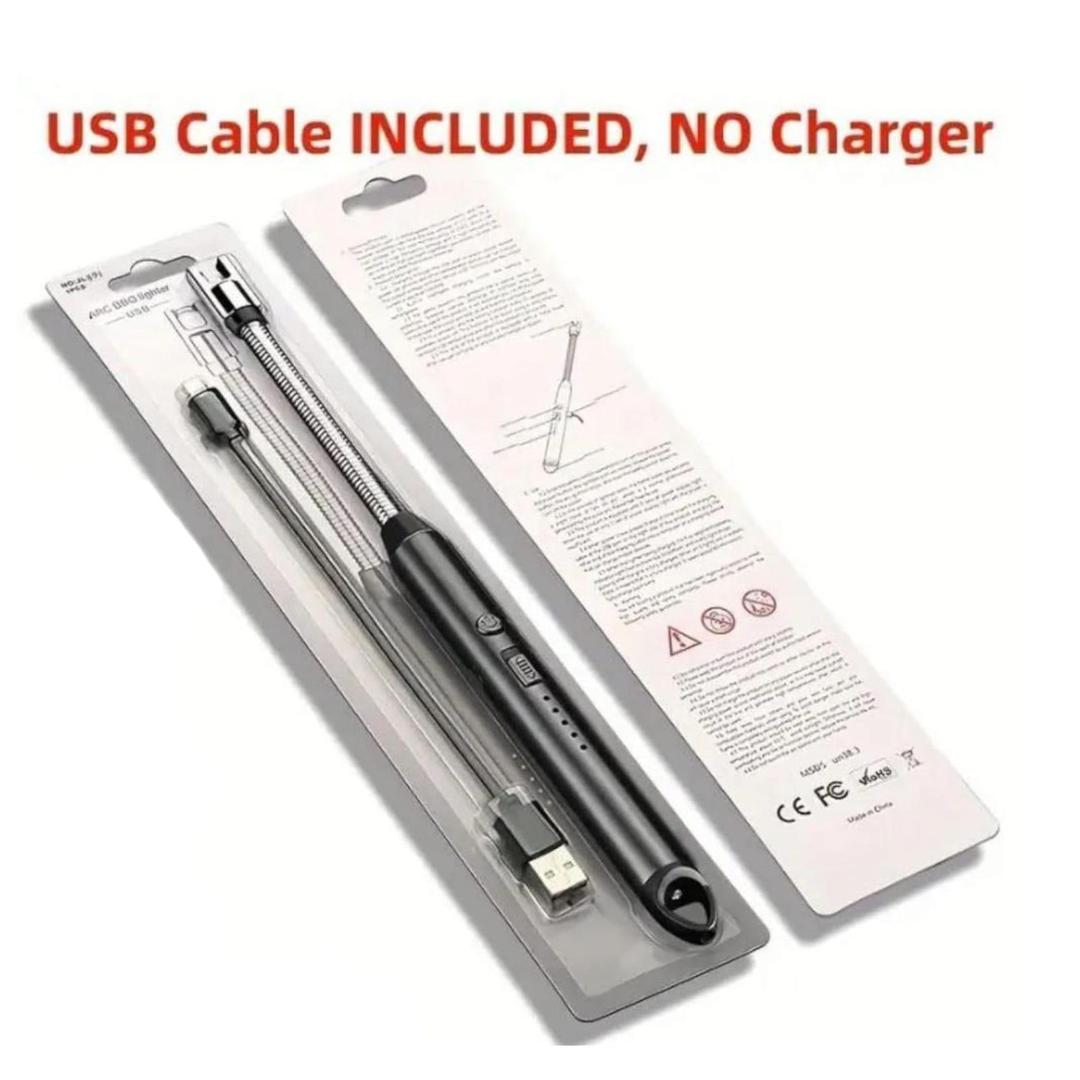 Rechargeable Arc Lighter - USB Electric Pulse Igniter with 360° Flexible Neck