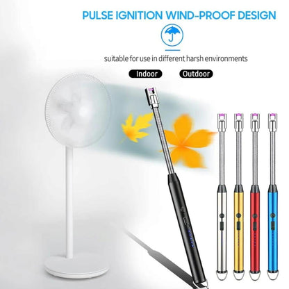 Rechargeable Arc Lighter - USB Electric Pulse Igniter with 360° Flexible Neck
