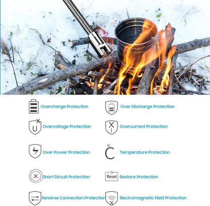 Rechargeable Arc Lighter - USB Electric Pulse Igniter with 360° Flexible Neck