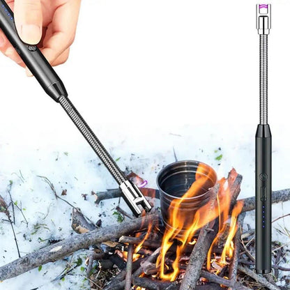 Rechargeable Arc Lighter - USB Electric Pulse Igniter with 360° Flexible Neck