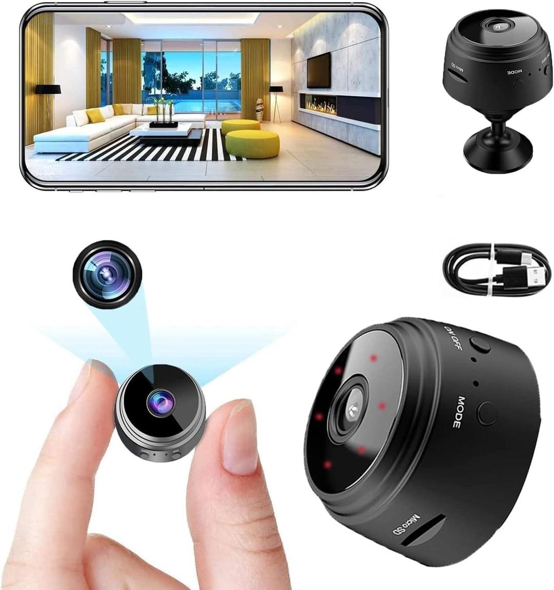 Mini WiFi Security Camera Magnetic Night Vision