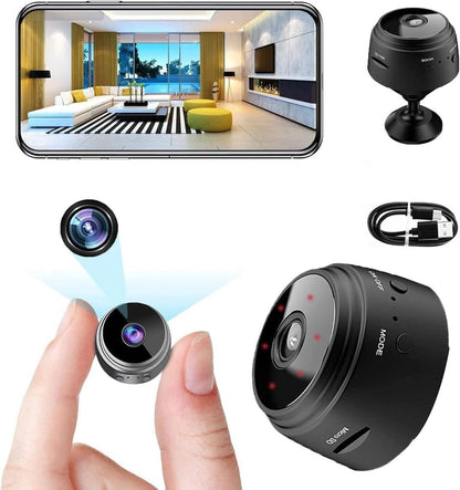 Mini WiFi Security Camera Magnetic Night Vision
