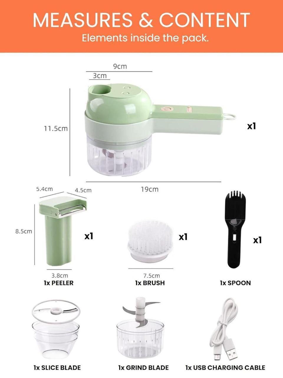 Electric Vegetable Cutter with Auto-Clean | Buy Online in Pakistan at MetroCart – Electric | MetroCart Pakistan