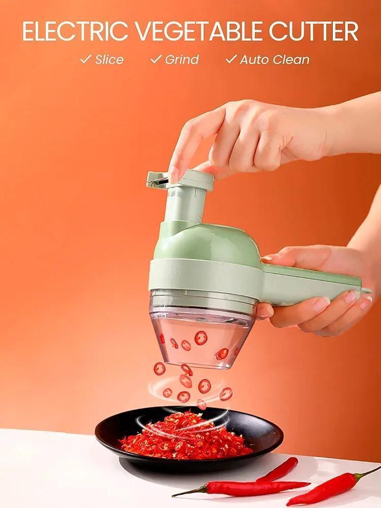 Electric Vegetable Cutter with Auto-Clean | Buy Online in Pakistan at MetroCart – Electric | MetroCart Pakistan