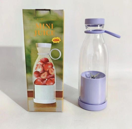 USB Rechargeable Mini Juice Blender 420ml Portable Smoothie Maker Purple | Buy Online in Pakistan at MetroCart – USB | MetroCart Pakistan