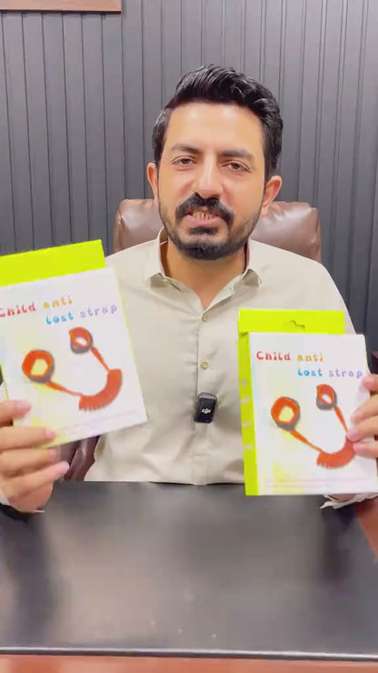 Kid's Anti-Lost Wrist Strap - 1.5M Safety Leash with Adjustable Velcro Straps