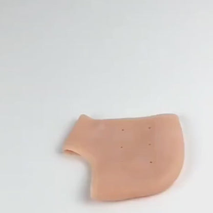 Silicone Gel Heel Pad Socks - Pain Relief Anti-Crack Heel Guards for Men & Women