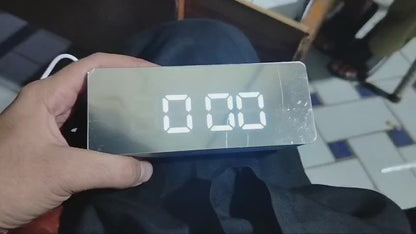 Digital LED Mirror Alarm Clock Temperature Display | Buy Online in Pakistan at MetroCart