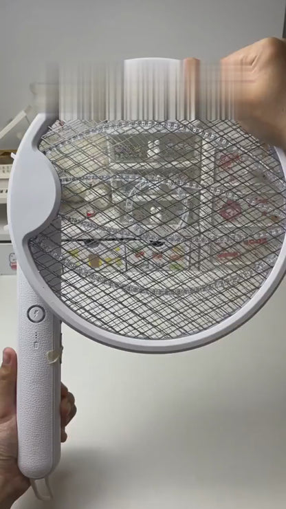 Foldable Mosquito Killer Trap Electric Rechargeable Bug Zapper Racket with LED Light | Buy Online in Pakistan at MetroCart