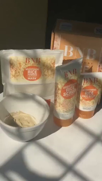 Rice Extract Brightening Glow Kit 3-in-1