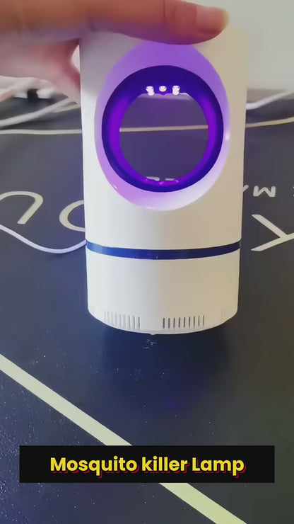 USB Mosquito Killer Lamp - Photocatalytic UV LED Trap with Silent Fan