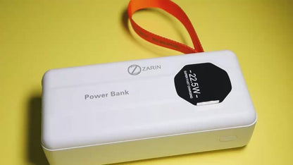 ZARIN 22.5W Super Fast Charging Power Bank Portable Battery Digital Display with Wrist Strap | Buy Online in Pakistan at MetroCart