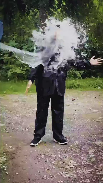 Waterproof Unisex Rain Suit Set Jacket and Trouser