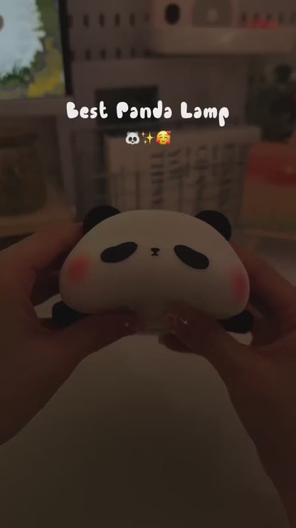 Silicone Panda Night Lamp USB Rechargeable Touch Control