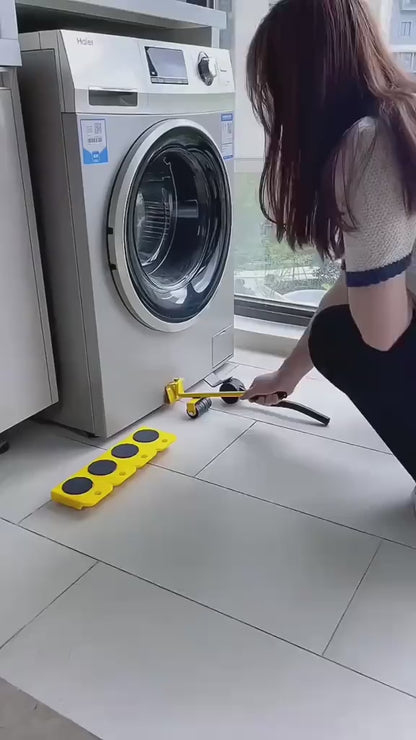 Heavy-Duty Furniture Mover Tool Set Lifting Lever